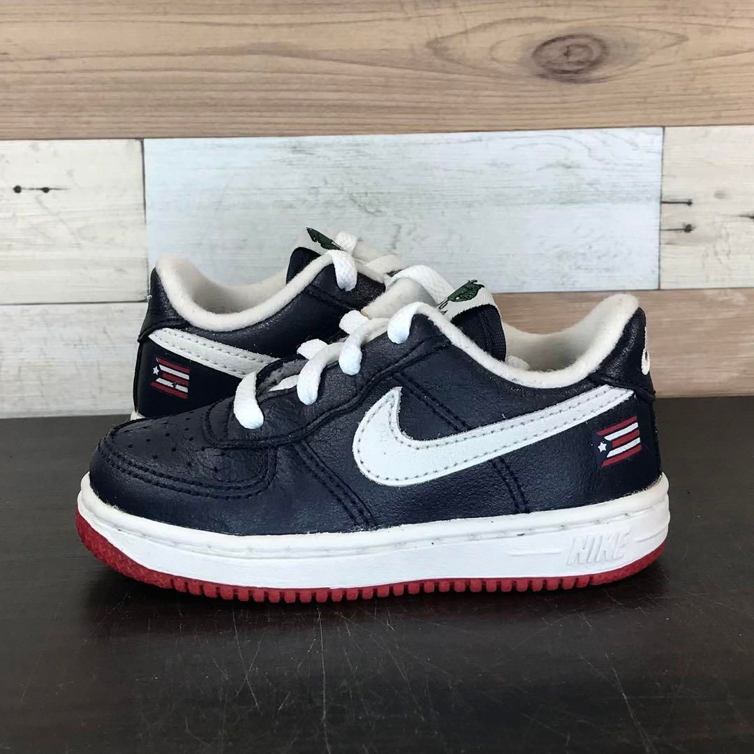 NIKE AIR FORCE 1 BABY ナイキ エア フォース 1 ベビー BLACK ブラック 12.5cm U10324 624046-411 STEELWINDOWSANDDOORS_COM