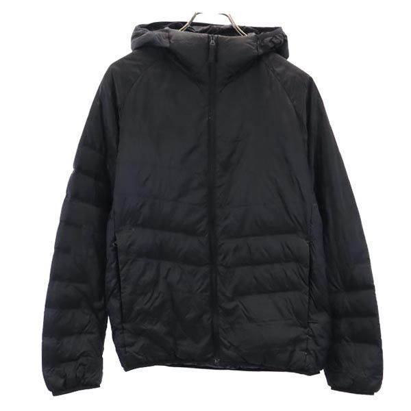 ユニクロ シームレス ライト ダウンジャケット S ブラック系 UNIQLO メンズ