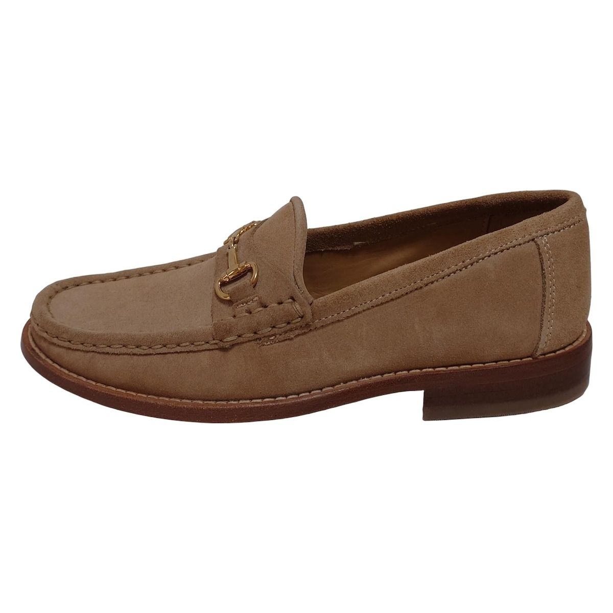 ⭐️mei⭐️CAMINANDO/カミナンド】SUEDE LOAFER 7 CAMINANDO(カミナンド) ローファー 7 レディース - ベージュ
