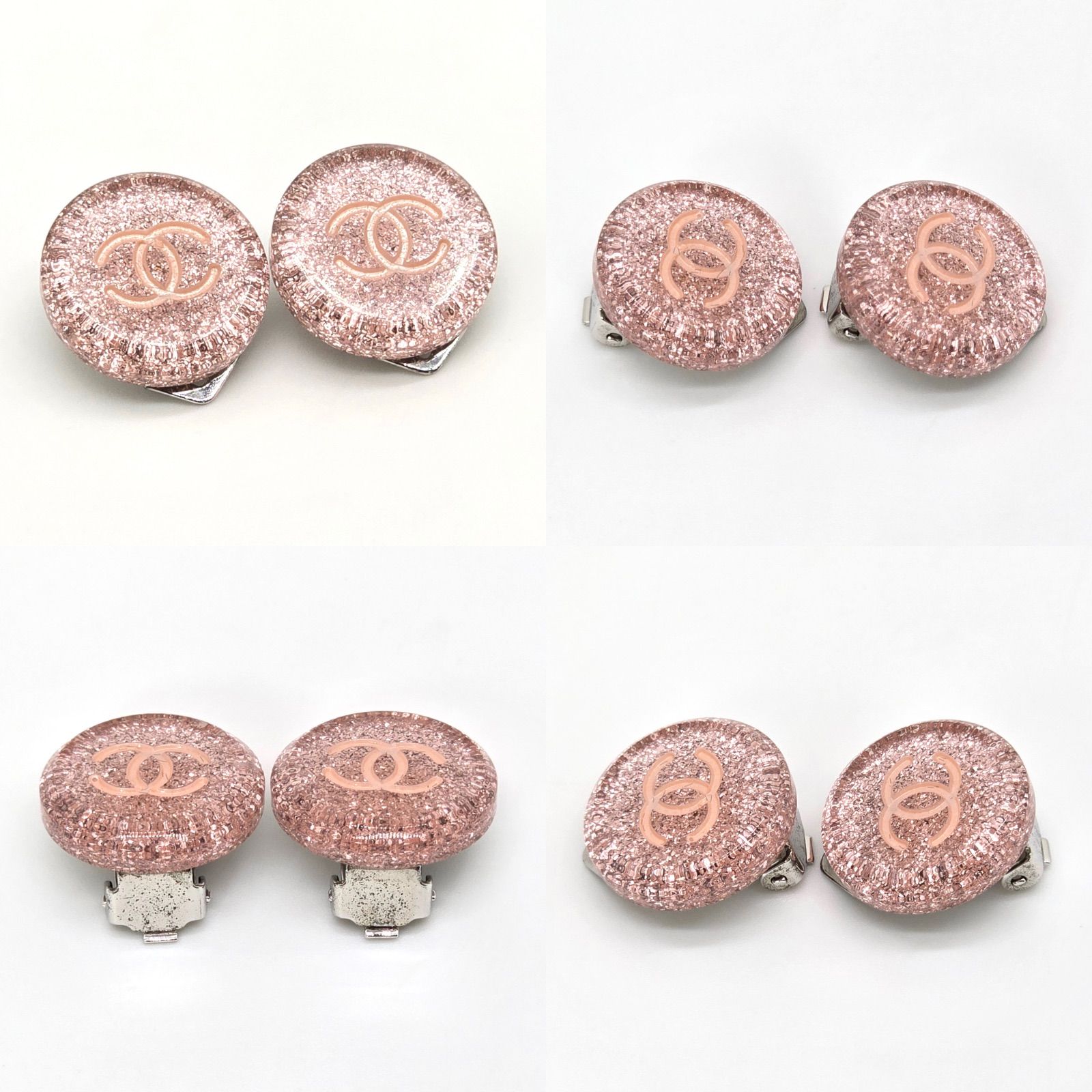 【個性的♪】耳にかけるクリップ式♡ CHANEL イヤリング CHANEL シャネル ココマーク クリップ イヤリング 両耳 ラウンド