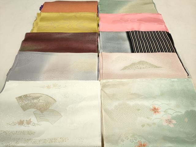 平和屋着物 和装小物 帯揚げ10枚セット 正絹 DAAV2460xg