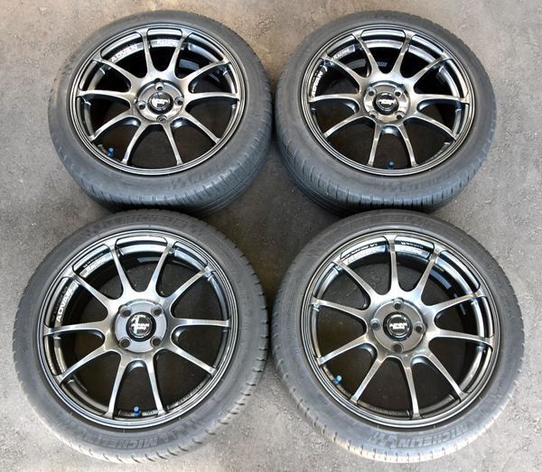 YOKOHAMA ヨコハマ ADVAN RACING RZ 16インチ 4H 100 7J 42 MICHELIN PilotSport3 195 45R16 タイヤセット