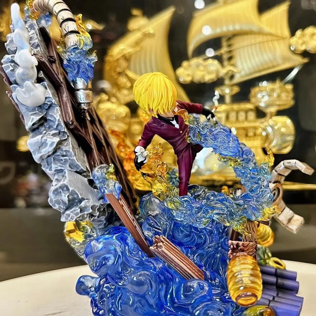 ワンピース 魔神風脚 サンジ ガレージキット ワーコレサイズ