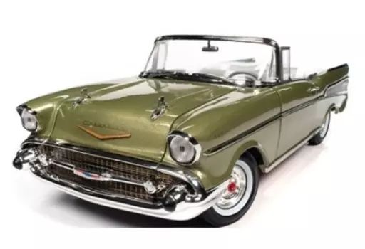 中古】ミニカー 1/18 1957 シェビー ベル エアー コンバーチブル