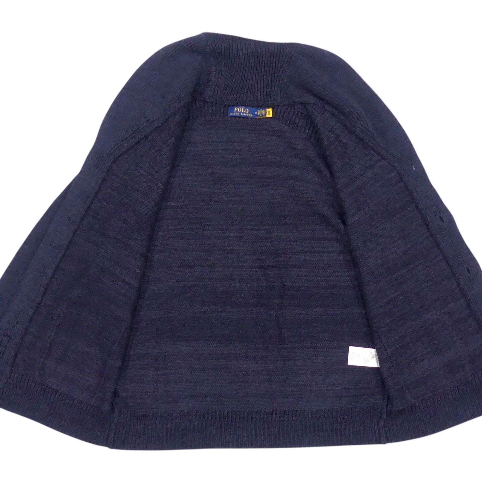 ★未着用タグ付き★ポロラルフローレン Mサイズカーディガン（ネイビー色） ☆未着用タグ付き☆ポロラルフローレン Mサイズカーディガン（ネイビー