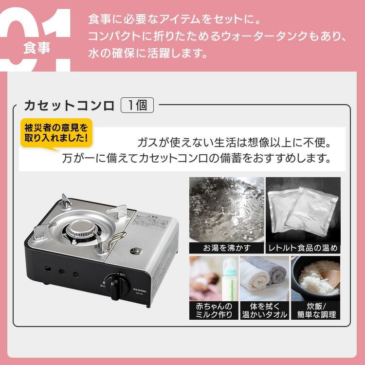 避難リュック 防災用品