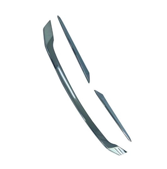 23年式トヨタプリウス60系 ボンネット装飾モール 中央グリル装飾ライン シルバー 外装 感アップ 車体ドレスアップに最適