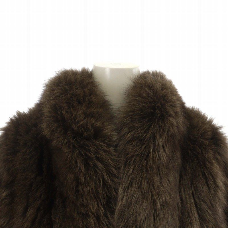 【リアルファー】サガフォックス　毛皮コート　SAGA FOX  サガフォックス SAGA FOX マックギャリー MACK GARRY 銀サガ