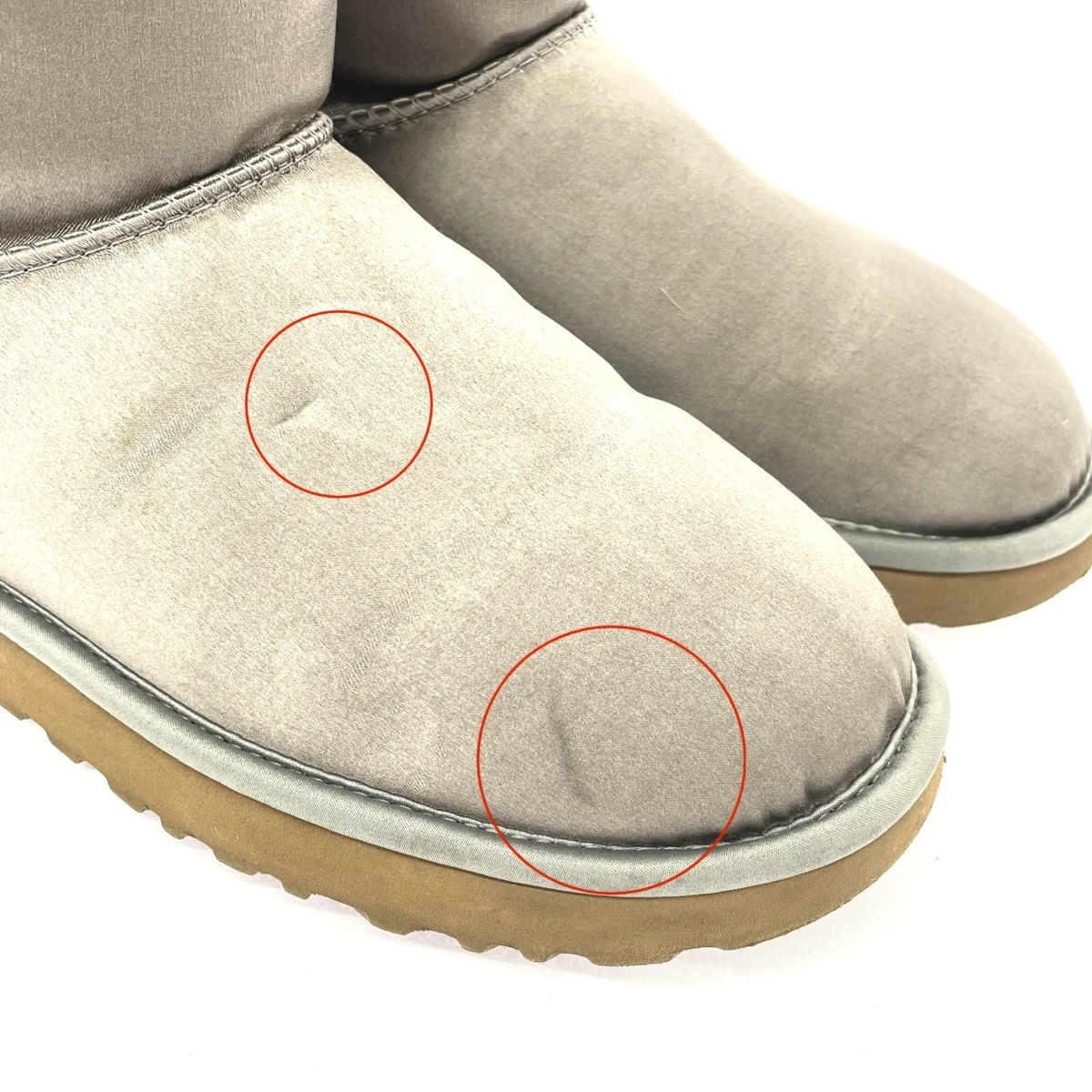 UGG クラシックミニ 25cm グレイ UGG WOMEN CLASSIC ULTRA MINI GRAY