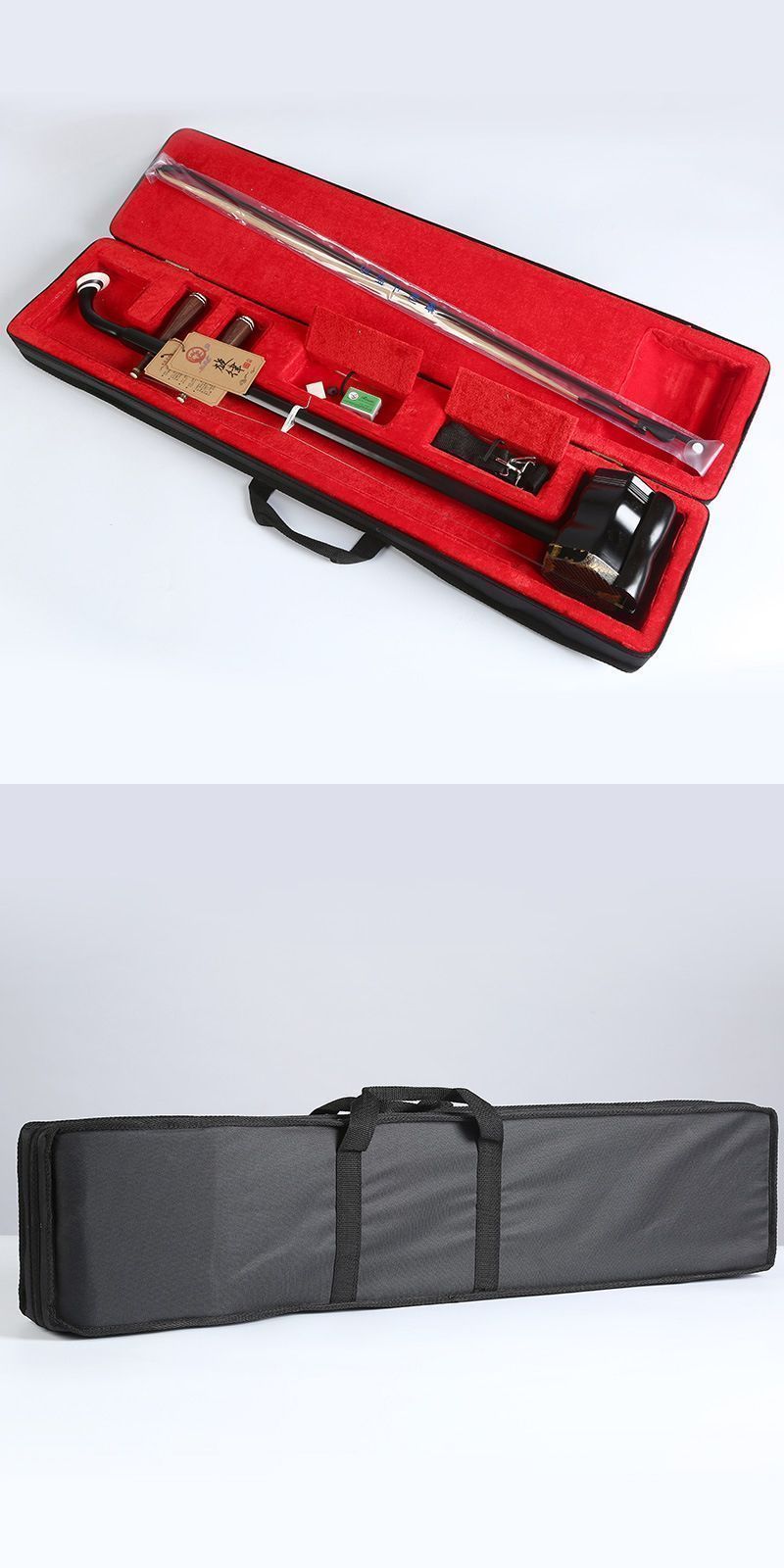 【本皮製】二胡 弓/ケースセット 二胡の販売～中国謹製 古月琴坊、楊興新モデル～【ガッキコム】