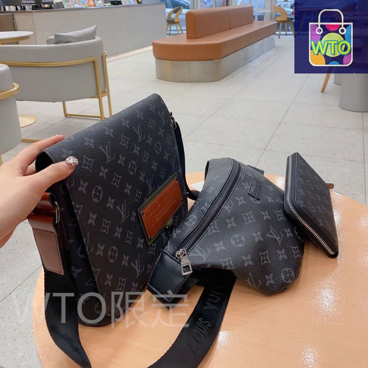 芸能人愛用 VUITTON LOUIS 未使用に近い ルイヴィトン ウエスト メンズ 小物