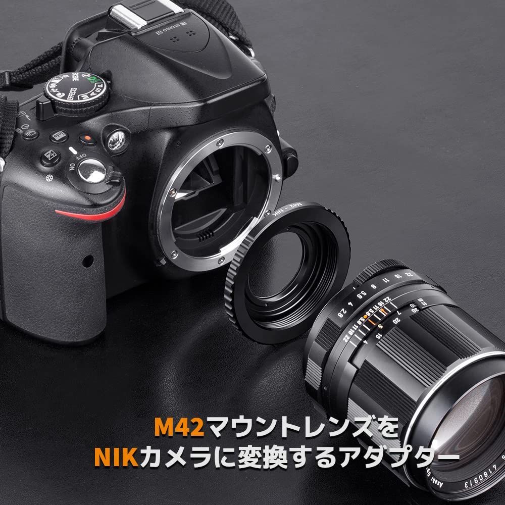 在庫処分】M42マウントレンズ- Fマウント対応 ニコン Nikon Fマウント