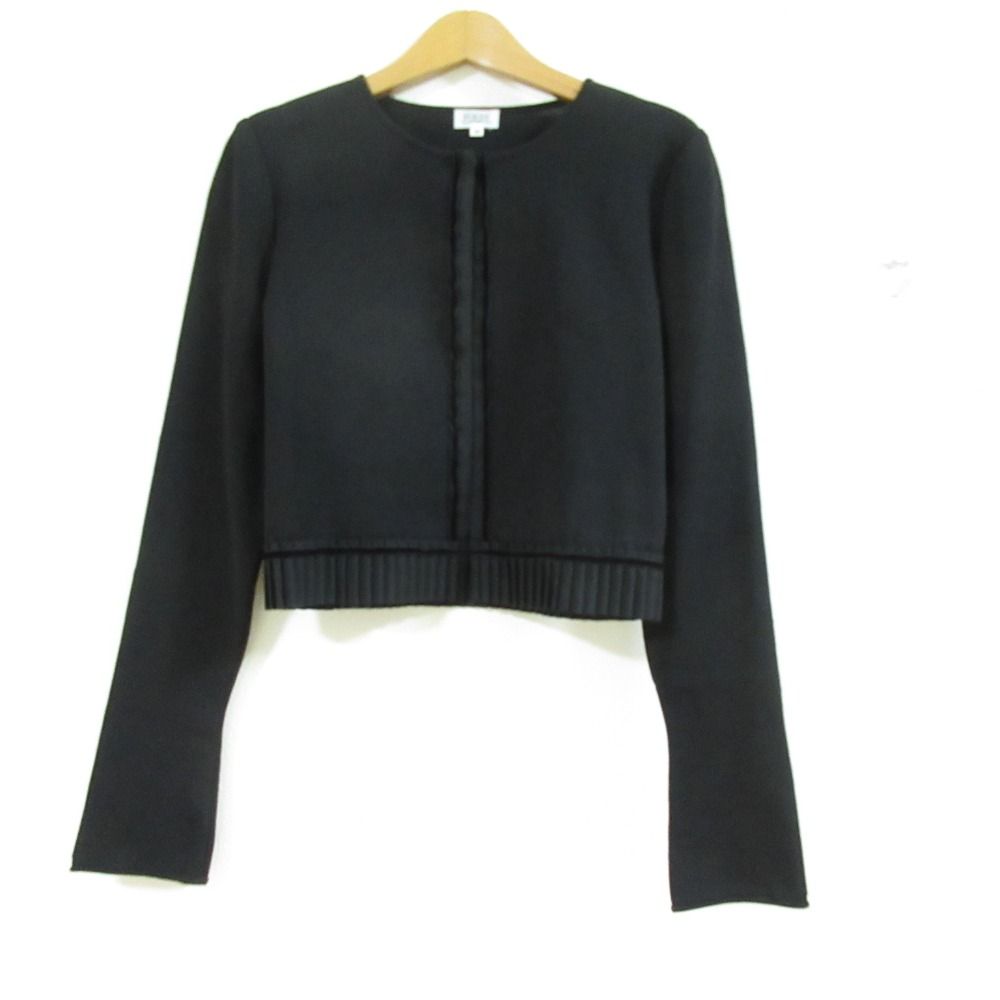 フォクシー ニットボレロ カーディガン ウール 羽織り ブラック 40
