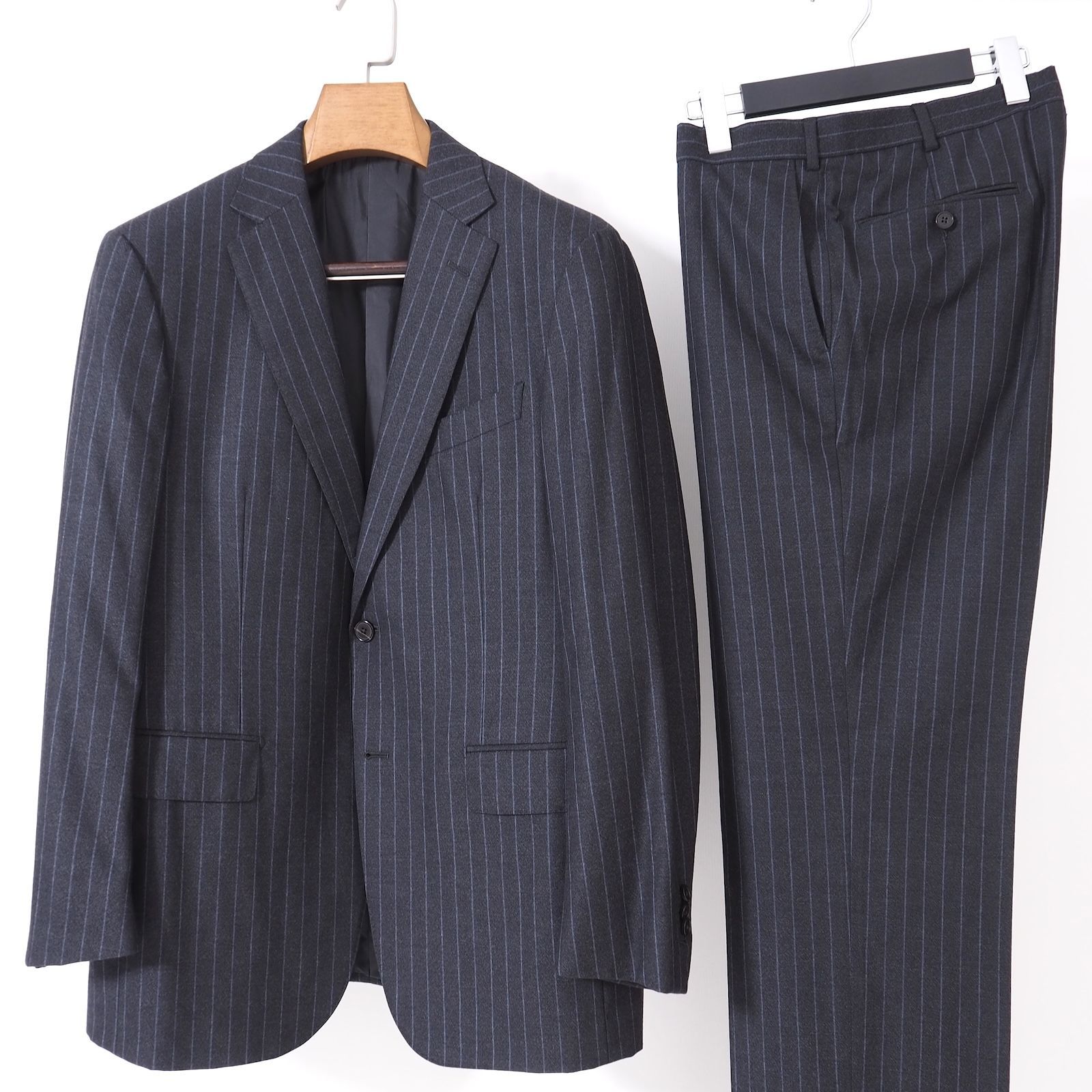 美品 エルメネジルドゼニア Ermenegildo Zegna スミズーラ ウール 