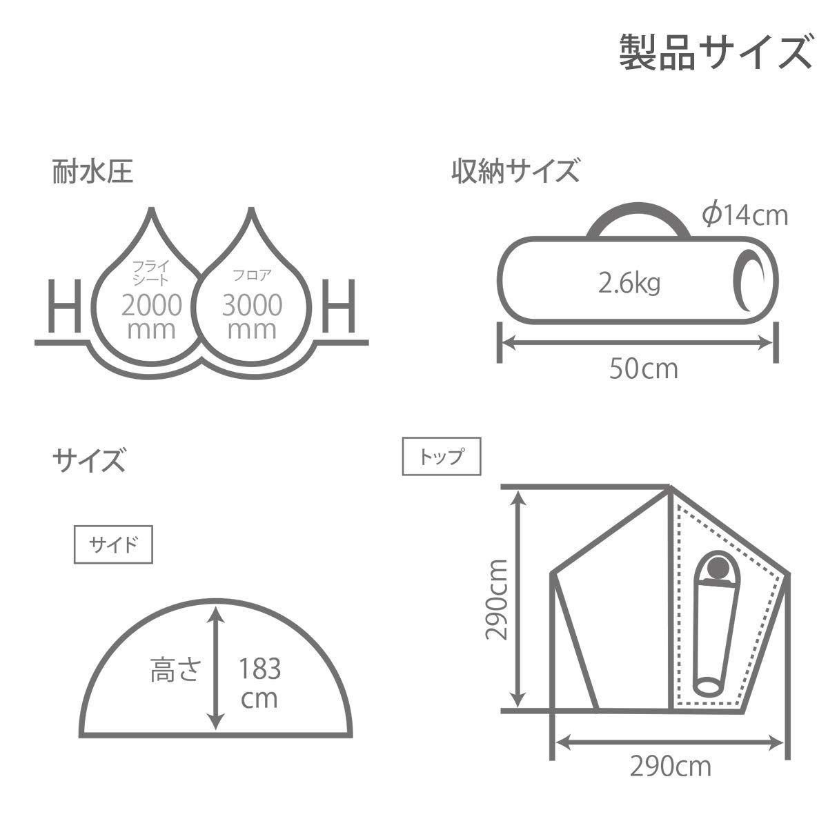 特価】DOD(ディーオーディー) ライダーズワンポールテント 【ツーリング仕様】2ルーム 1人用 - メルカリ