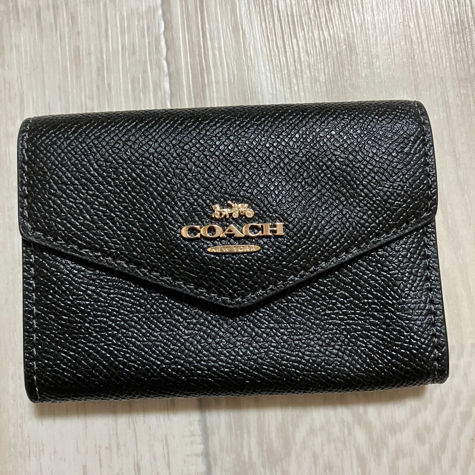 COACH 名刺入れ 物足りなく 黒