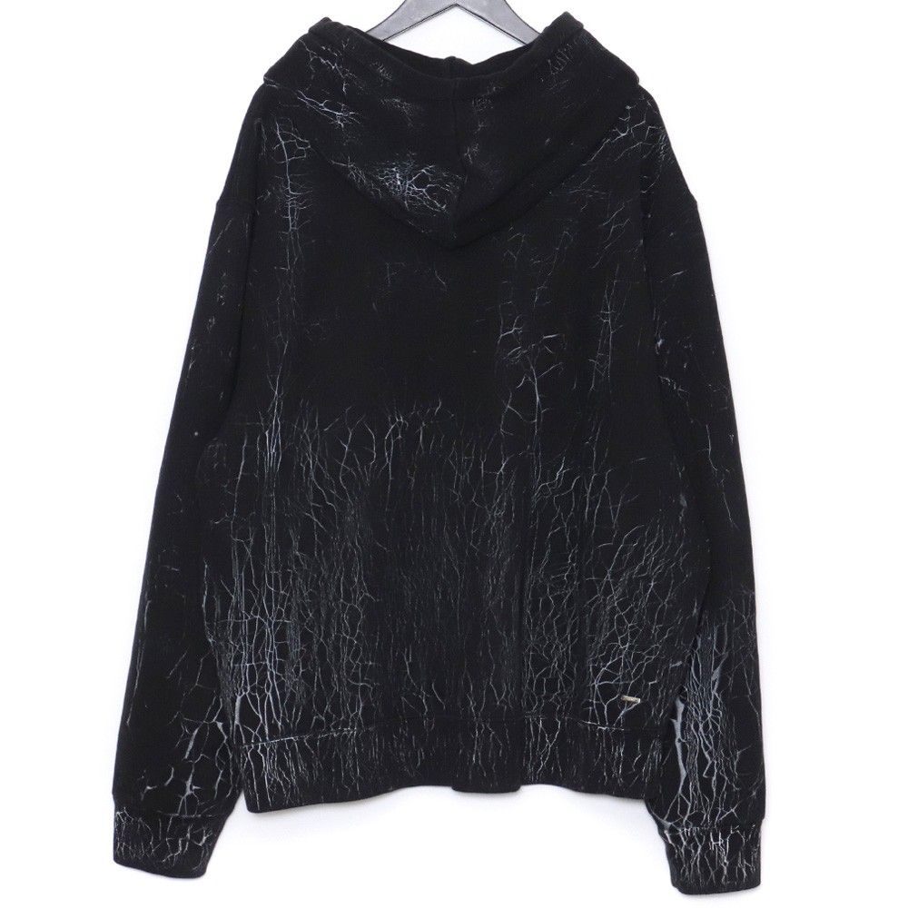 AMIRI ブラック フーディ XL AMIRI: ブラック 'Amiri' オーバーサイズ フーディ | SSENSE 日本