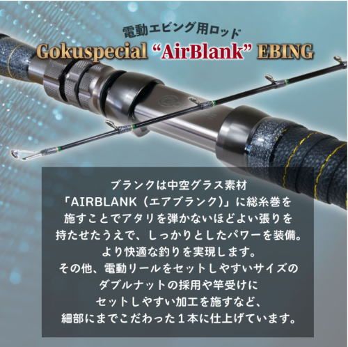 ピュアテック 25 ゴク エアブランク エビング 195-200 船竿 釣具 puretec