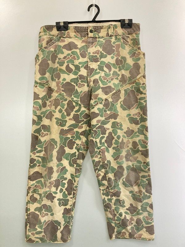 品 SEARS シアーズ 60-70 S DUCK HUNTER CAMO DOUBLE KNEE PANTS ダブルニーパンツ ボトムス 157-250604-AS-3-min
