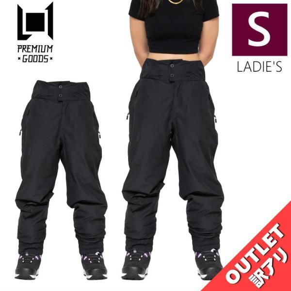 【アウトレット】 L1 LOVECAT PNT BLACK レディース スノーボード スキー スノボウェア パンツ PANT 型落ち 23-24