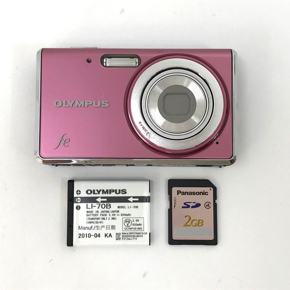 【美品】完動品　OLYMPUS FE-4020 ピンク Olympus FE-4020 Digital Camera (Light Pink) 227510 B&H Photo