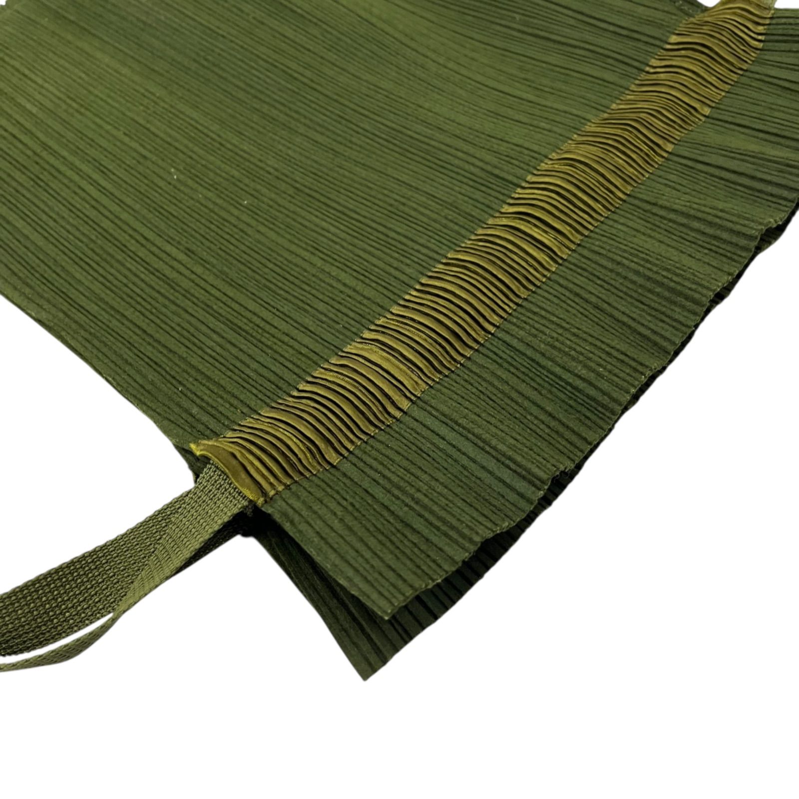 Pleats Please Issey Miyake Green Backpack Women