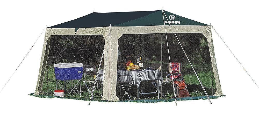 【即発送】キャプテンスタッグ プレーナ メッシュ タープ セット M-3154※北海道沖縄発送