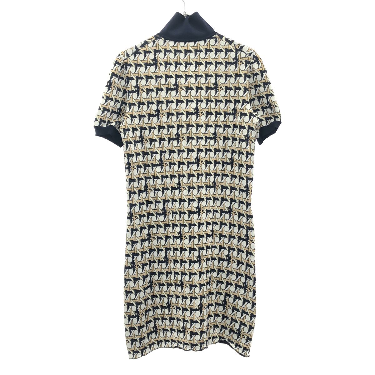 TORY BURCH トリーバーチ ロゴジャガードニットワンピース 10006318