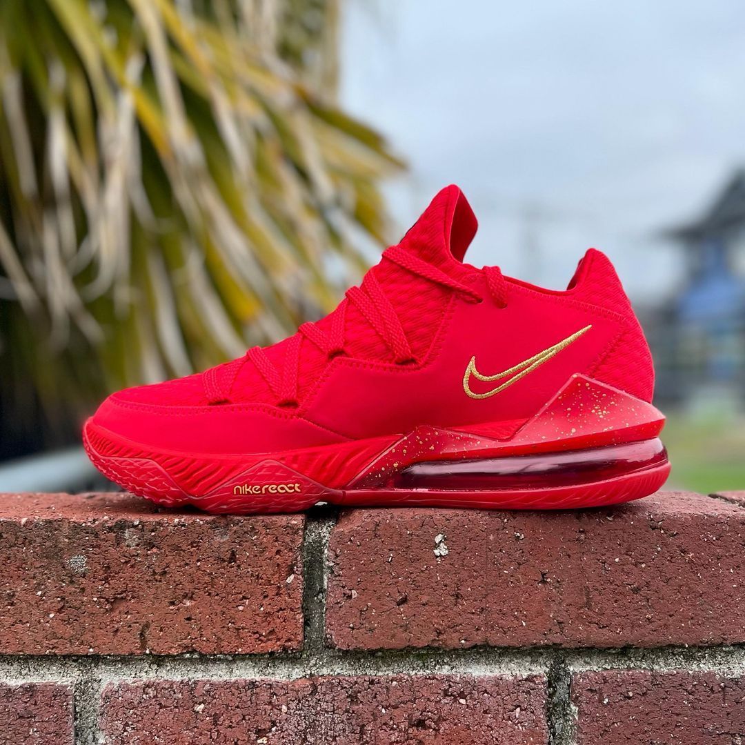 NIKE LEBRON XVII LOW PH EP 'UNIVERSITY RED' ナイキ レブロン 17 ロー ユニバーシティレッド  【MEN'S】 university red/metallic gold CD5009-600