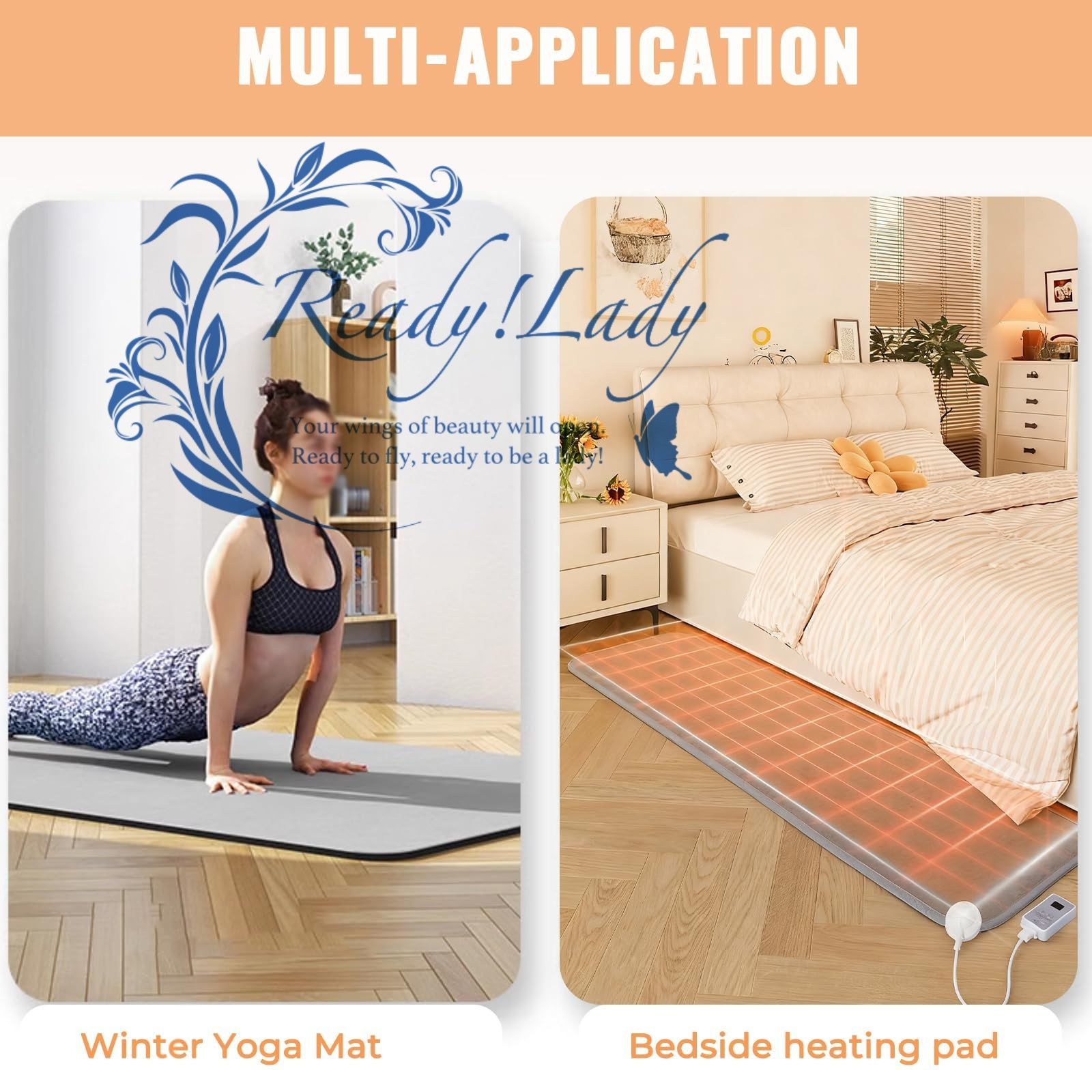 エネルギーを節約するカーペットパッド 電気加熱エリアラグ