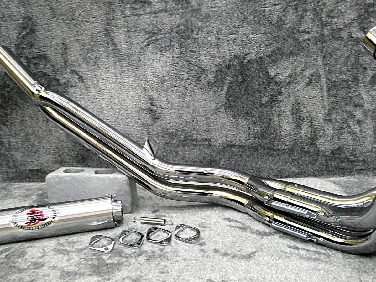 NC31 CB400SF 豪42.7πマフラー メッキ アウター　/関西低回転 Amazon | NC39 NC42 CB400SF 【豪】42.7πマフラー メッキERマフラー