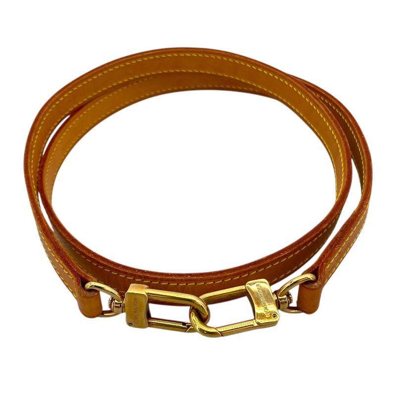 ルイ・ヴィトン LOUIS VUITTON ストラップ ベージュ ヌメ革 ユニ
