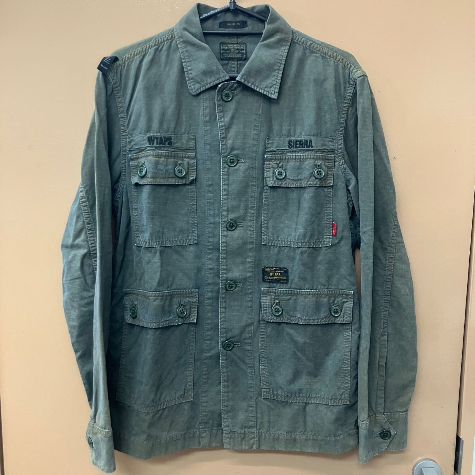 WTAPS 迷彩　ミリタリージャケット wtaps×ape コラボジャケット ミリタリー bape 迷彩 袋替ボタン