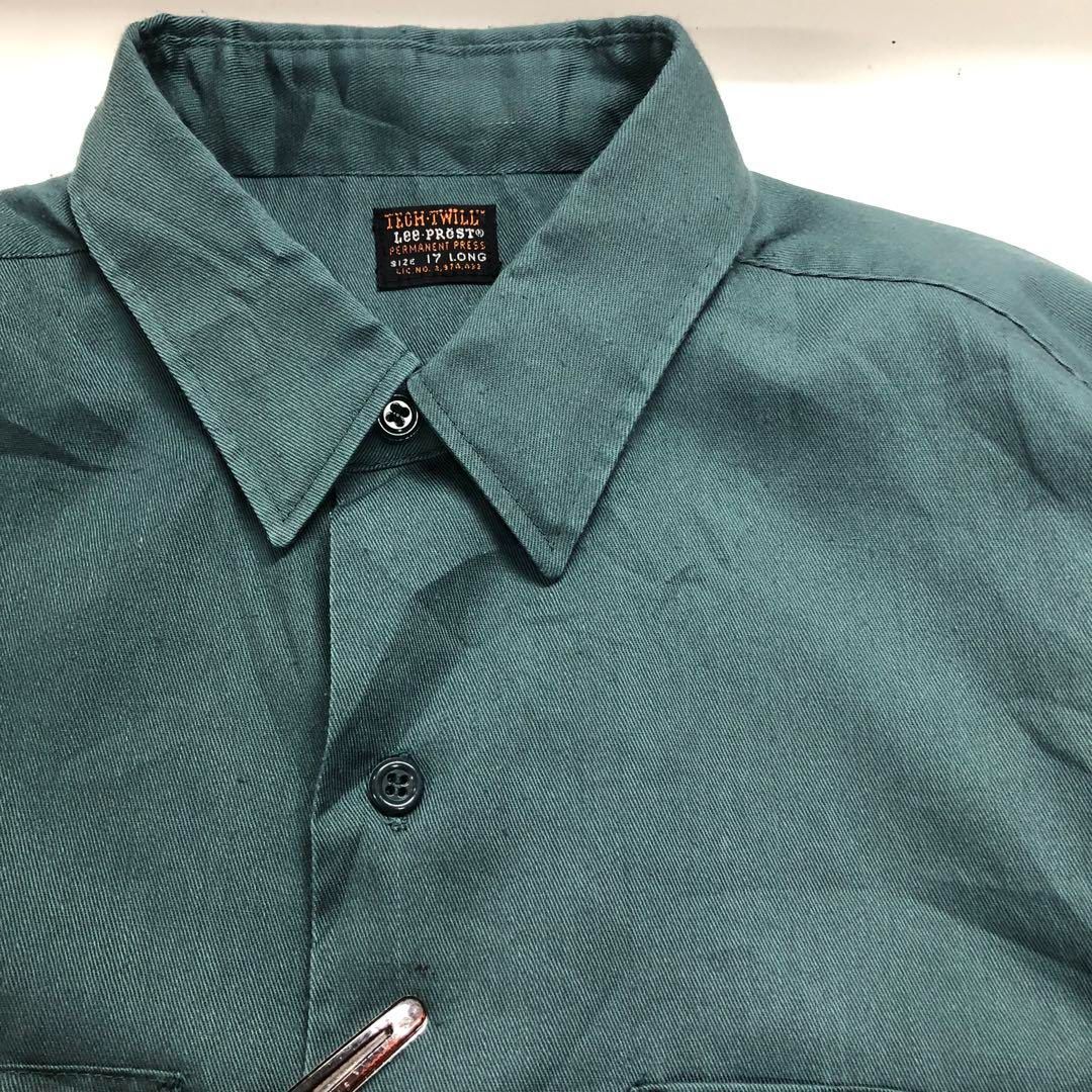 Lee 70 s ヴィンテージ ワークシャツ 長袖 メンズXL相当