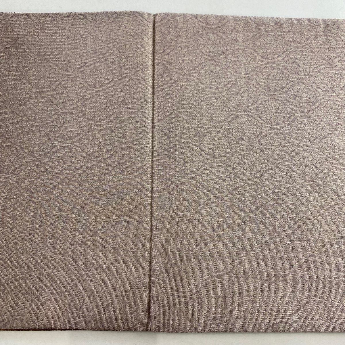 袋帯 美品 名品 やまと 木目 金糸 茶色 全通 正絹 【中古