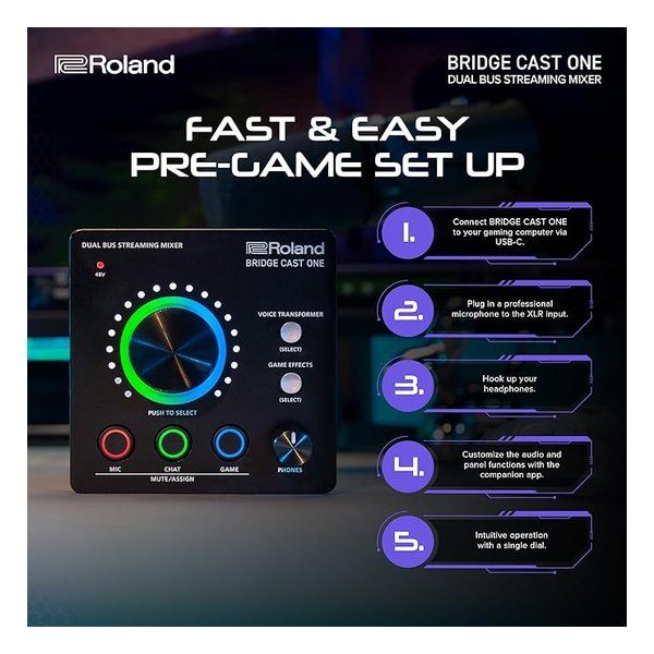 Roland ローランド BRIDGE CAST ONE ゲーミングミキサー BRC-ONE
