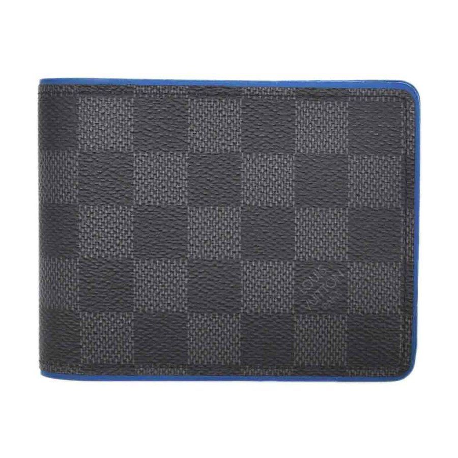 ルイヴィトン ポルトフォイユ スレンダー N64033 二つ折財布【極美品】カラーブルー