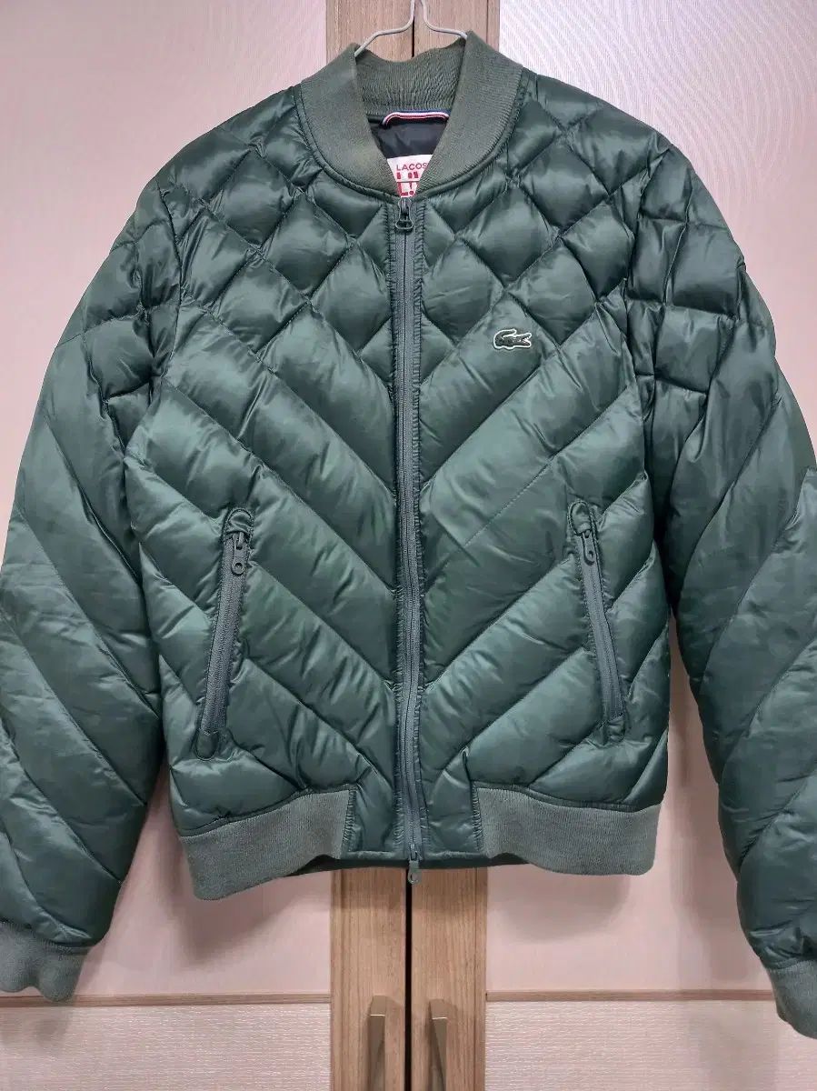 ラコステ メンズ キルティング ショートダウン 95