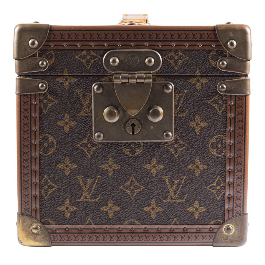 LOUIS VUITTON ルイ・ヴィトン ボワットフラコン M21828 インテリア 化粧ケース メイクボックス バニティ ブラウン  ゴールド【中古】 - メルカリ