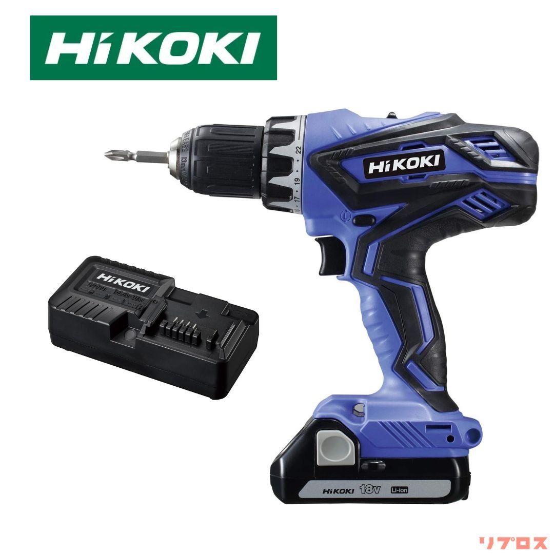 新品 HiKOKI ハイコーキ 18V コードレスドライバドリル セット品