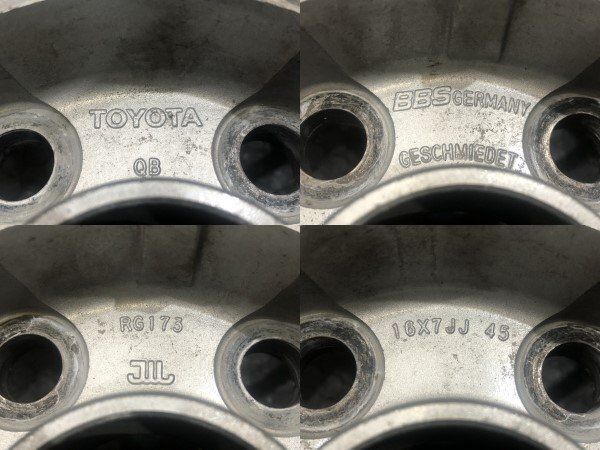 20セルシオ 純正オプション BBS RG173 純正ホイール 16インチ 4