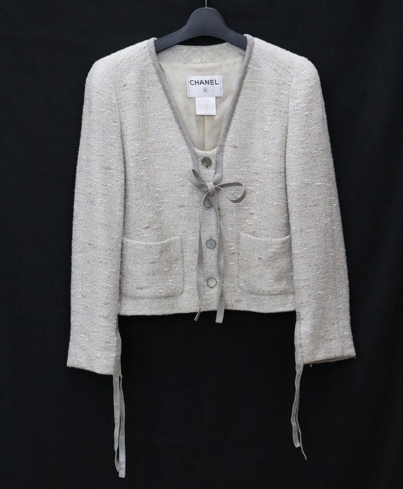 中古・古着通販】CHANEL (シャネル) ツイードジャケット グリーン サイズ:36｜ブランド・古着通販 トレファク公式【TREFAC  FASHION】スマホサイト