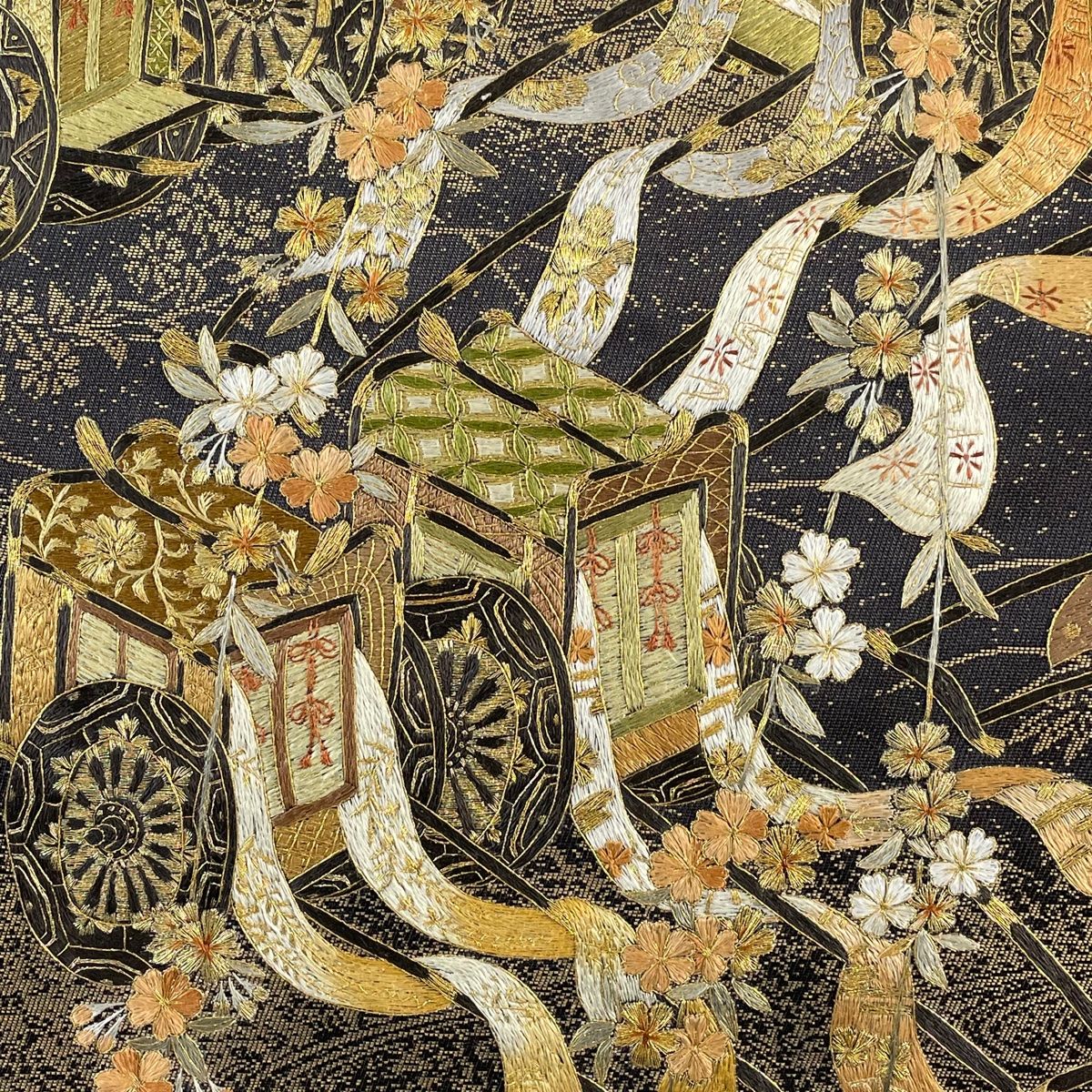 枝垂桜 刺繍