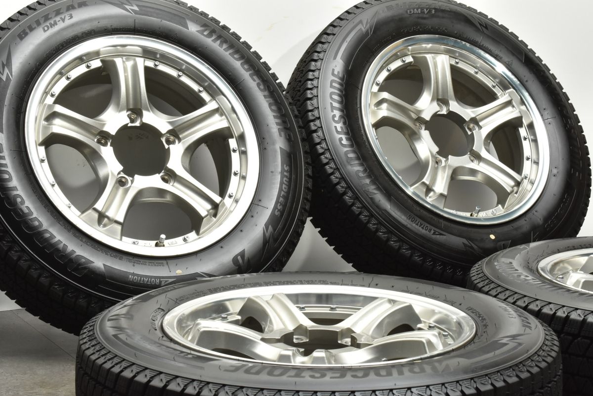 バリ溝　235/60R16 ブリザック DM-Z3 ジムニー JA11 JB23 エスクード バリ溝ジムニーサイズ 16in 5.5JJ +20 PCD139.7 ブリヂストン