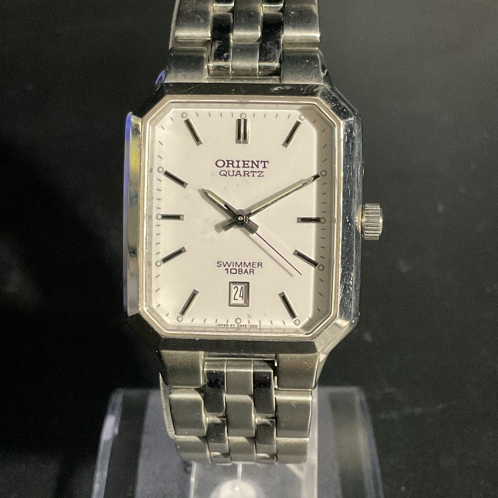 オリエント クォーツ 時計 98-1 不動 白文字盤 B25060668