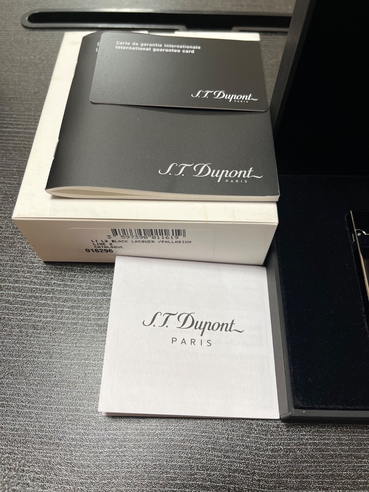 DuPont デュポン ライン2 16296 黒漆塗りS.T.Dupont デュポン ガス 