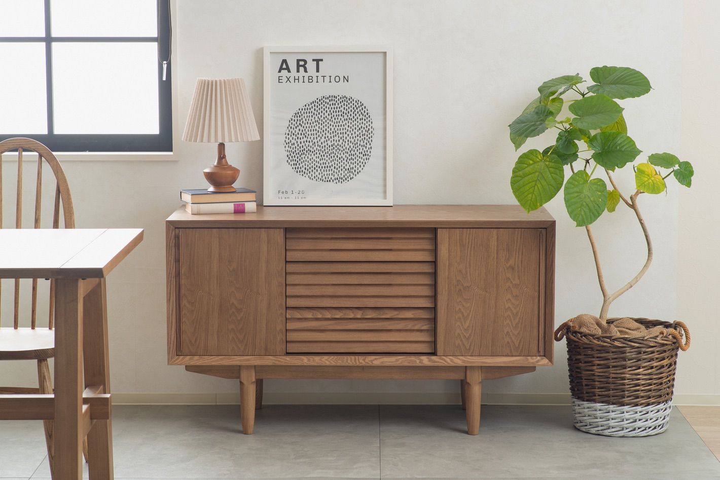 国産 北欧テイスト サイドボード キャビネット リビングボード 北欧