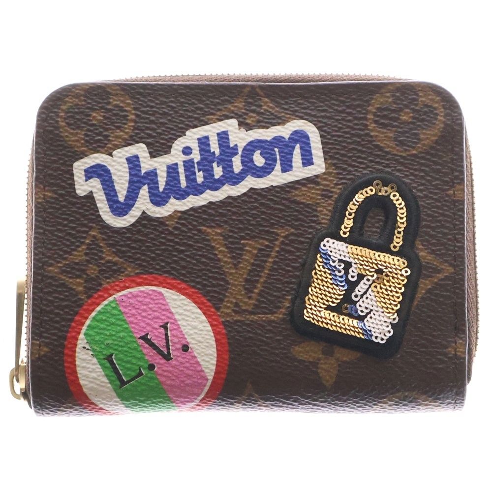LOUIS VUITTON ルイヴィトン モノグラム コインケース PVC ジッピー コインパース モノグラム コインケース PVC ブラウン