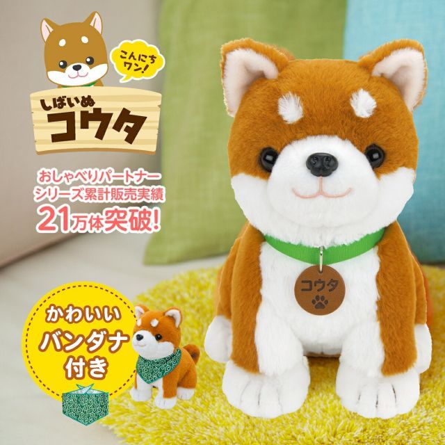 しばいぬ コウタ バンダナ付 こんにちワン！しばいぬコウタ バンダナ