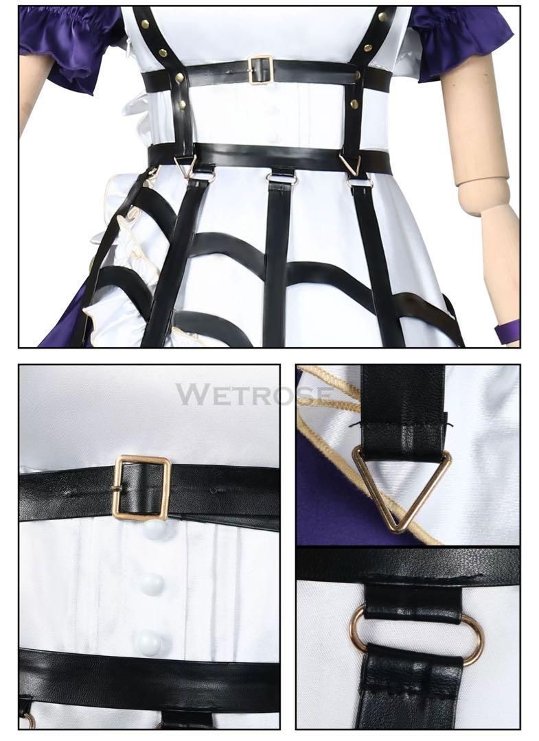 新品 vtuber にじさんじ 狂蘭 メロコ メイド服 コスプレ衣装